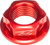 AXLE NUT M16X22-P1.5 H11 RED