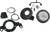 M8 ROUND HI PERFORM SATIN BLACK A/C AND BREATHER KIT