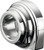 THROTTLE CLAMP DOUBLE CABLE SCREW IN STYLE CHROME