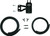 AIR OIL SEPARATOR M8 W/STOCK & SE AIR CLEANERS BLACK