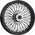 RR 48-SPK BLACK 16X3.5 BT/XL-HUB 3/4" AXL 00 LTR