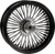 RR 48-SPK BLACK 18X4.25 BT/XL-HUB 3/4" AXL 00 LTR