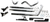 COBRA - 6988 - True Dual Exhaust - Fishtail - '07-'11 Softail