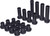 CONTROL ARM BUSHINGS REAR BLACK POL