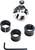 5G CHROME BAR MOUNT FIXED 1-1/4"(32MM) THRU 7/8"(22MM)