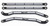 HIGH CLEARANCE RADIUS RODS BLACK