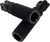 NL RIDER FOOT PEGS BLACK M8 SOFTAIL