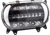 LED SHARKTOOTH W/ TURNS BLK/CHR FLTR `15-UP