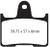 BRAKE PAD GOLD+ REAR `14-UP SPORTSTER