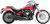 COBRA - 4218B - Speedster Swept Exhaust - Black - Vulcan 900