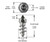 5/8"-15MM STD SCREW STUDS QTY 200