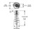 18MM STANDARD SCREW STUDS QTY 150
