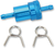 EMGO - 14-34471 - Anodized Aluminum Fuel Filter - Blue - 1/4"