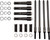 SPEEDY PUSH RODS / COVERS BLACK `99-17 TWIN CAM