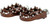 MOTO STYLE FOOTPEG SET BRONZE 2"X3.125"