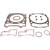 VERTEX - 8100045 - TOP END GASKET KIT YAM - '16-'18 Yamaha Grizzly FI 4x4 Auto, Wolverine R-Spec, Wolverine