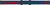 FURY SNOWCROSS LS GOGGLE DRK BLU/NEON RED RED CHROME