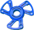 POLARIS P22 CLUTCH COVER ANODIZED BLUE