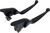 SMOOTH LEVER SET BLACK FLT 21-25 CBL CLUTCH