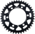 REAR SPROCKET STEEL 42T BLK