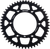 REAR SPROCKET ALUMINUM 51T BLK