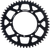 REAR SPROCKET ALUMINUM 51T BLK