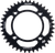 REAR SPROCKET ALUMINUM 40T BLK