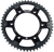 REAR SPROCKET HYBRID 51T BLK/SIL