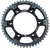 REAR SPROCKET HYBRID 50T BLK/SIL