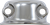 DRAG SPECIALTIES - 0615-0334 - Brake/Clutch Control Clamp Half - Chrome