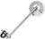 EMGO - 20-06810 - Mirror - Side View - Round - 10" Stem - Chrome - Each - Universal