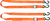 1.5" X 6' TIE-DOWN ORANGE 2/PK
