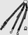 3-WAY 1.5" RATCHET TIE-DOWN BLACK 1/PK
