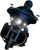 CUSTOM DYNAMICS - PB-7A-13-B - Adaptive Headlight with Mount - 7" - Black
