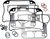 COMETIC - C9954 - Rocker Gasket Kit - EST - '04-'06 Sportster