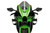 RACE SIDE SPOILERS BLACK KAW
