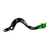 REAR BRAKE PEDAL GREEN FOLDING-TIP KAW