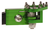 FOLDING REAR BRAKE TIP GREEN