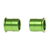 FRONT WHEEL SPACERS GREEN KAW