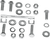 COLONY - 9418-19 - Hardware Kit - Transmission Mount - Chrome - '65-Early '77 Big Twin