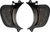 CUSTOM DYNAMICS - CD-RG-V-AW2-B - LED Vent Insert - Amber/White - Black w/ Stainless Mesh