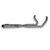 INTMDTR M8 FLT FULL BRUSHED SS W/BLACK END CAP