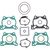 VERTEX - VTK24446B-2 - TOP END PISTON KIT
