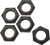 EASTERN MOTORCYCLE PARTS - A-35046-36 - Nuts - Main Shaft/Bearing - 5 Pack - Big Twin