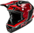 YTH WERX-R FLOW CARBON HLMT BLACK CARBON/RED YL