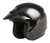 YOUTH OF-2Y OPEN-FACE HELMET BLACK