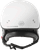 HH-65 HALF HELMET FULL DRESSED MATTE WHITE