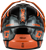 MD-74 STRIKER MODULAR HELMET W SMK SHIELD BLK/GRY/OR MTLC