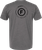 FLY ATOM TEE GUNMETAL HEATHER