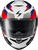 EXO-ECLIPSE FULL FACE HELMET LUNAR WHITE/RED/BLUE